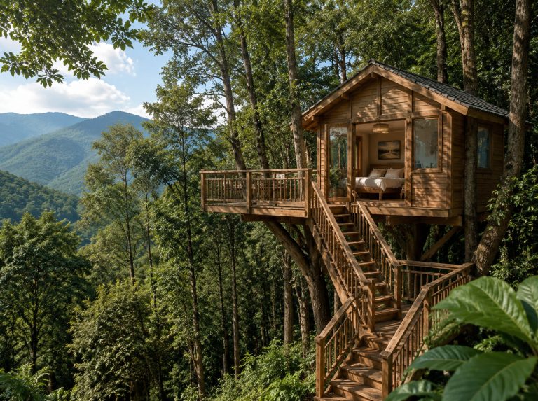 苍溪县景区悬空树屋